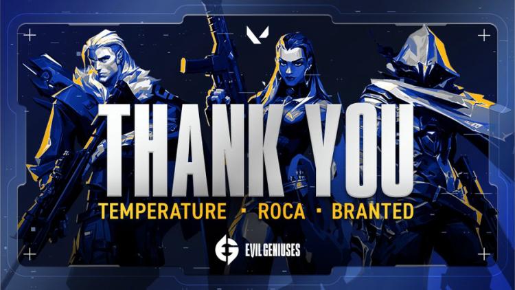 Temperature ja BRANTED lähtivät Evil Geniuses