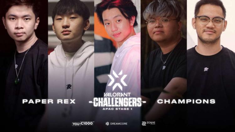 Paper Rex voitto VALORANT Champions Tour 2022: APAC Stage 1 Challengers