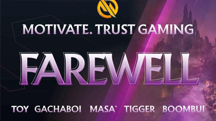 Motivate.Trust Gaming hajasi kokoonpanon Dota 2:lle