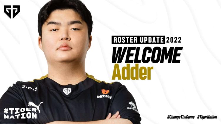 Gen.G Esports allekirjoitettu Adder