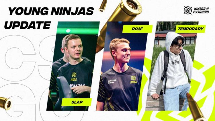 Uudelleenjärjestely alkaa klo Young Ninjas