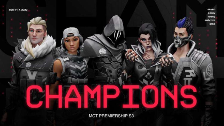 TSM voitti MCT - MEL Valorant Premiership - Season 3 Playoffs