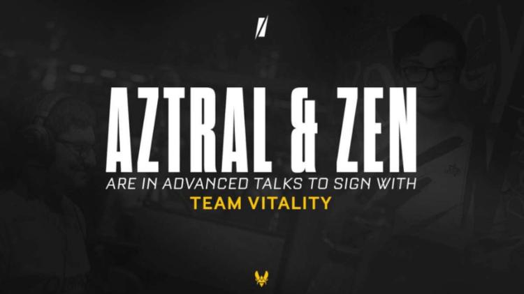 Team Vitality neuvottelee kanssa AztraL ja zen