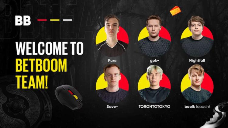 BetBoom Team paljasti uuden listan Dota 2