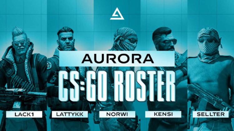 Aurora Gaming esitteli päivitetyn CS:GO-luettelon