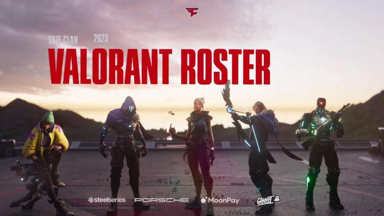 FaZe Clan ilmoitti osallistujaluettelon VALORANT Challengers 2023:lle