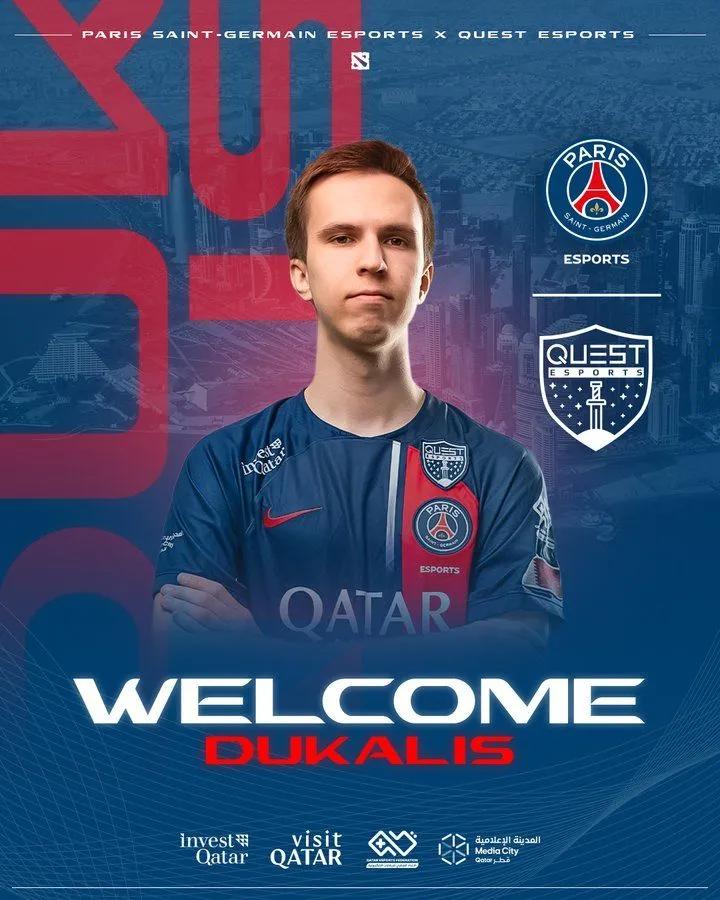 PSG.Quest announced a new support player