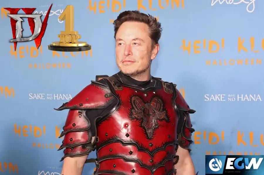 Elon Muskista tulee kilpailija Diablo 4:n parhaasta pelaajasta