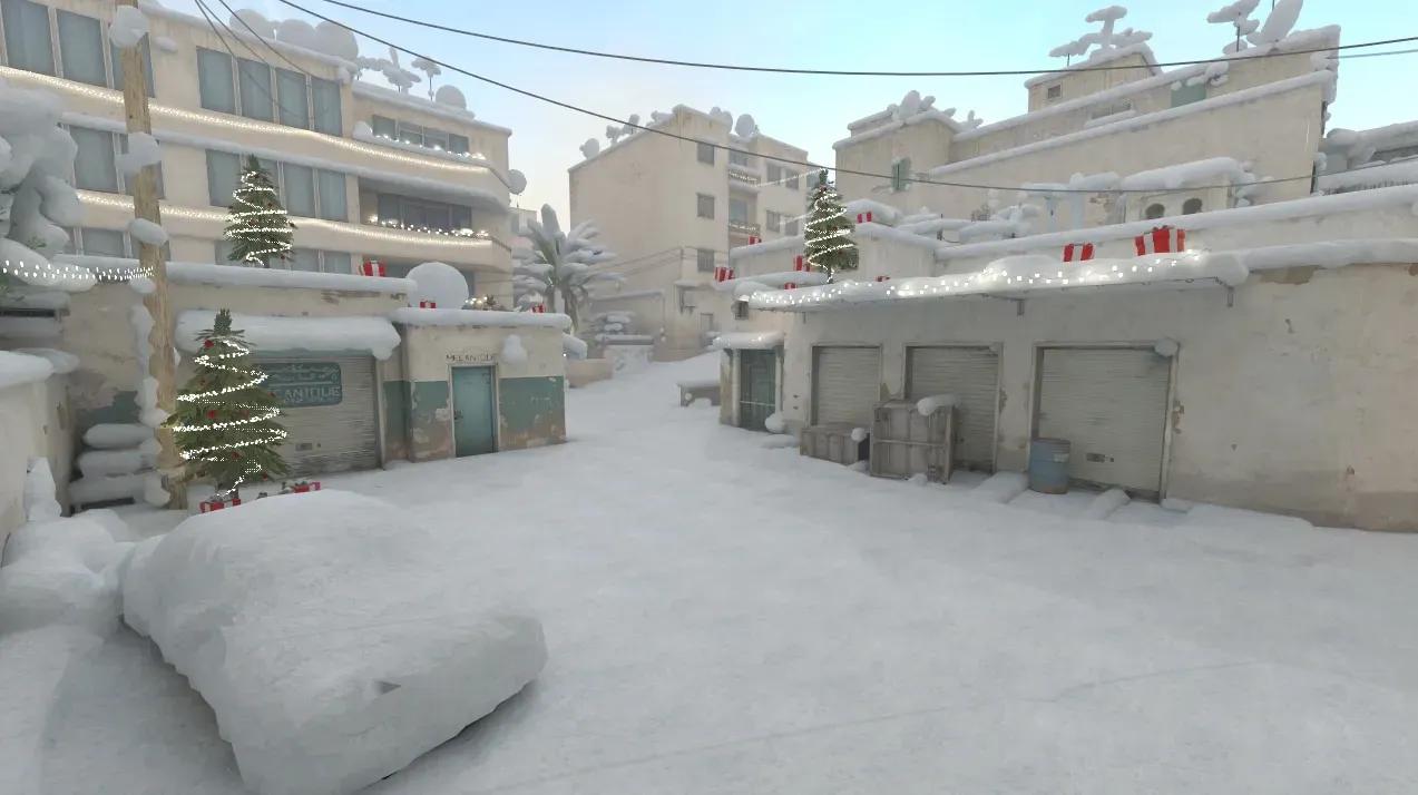 Modder muuttaa Dust2:n talvi-ilmiöllä CS2:lle