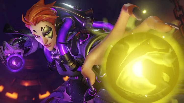 Overwatch 2: Moira's "Boo" Emote Spooks a Genji into Wasting Their Ultimate