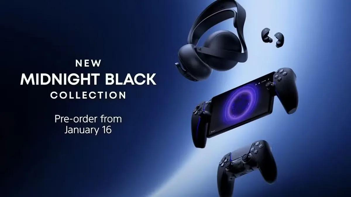 Sony esittelee Midnight Black -kokoelman PlayStation 5 -lisävarusteista