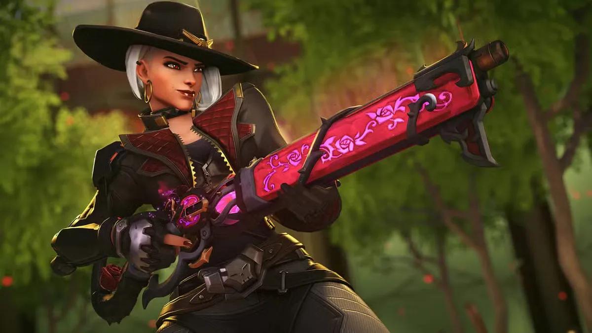 Overwatch 2:n Ashe-päähenkilöt valmistautuvat Mythic Lead Rose Weapon Skin -pudotukseen!