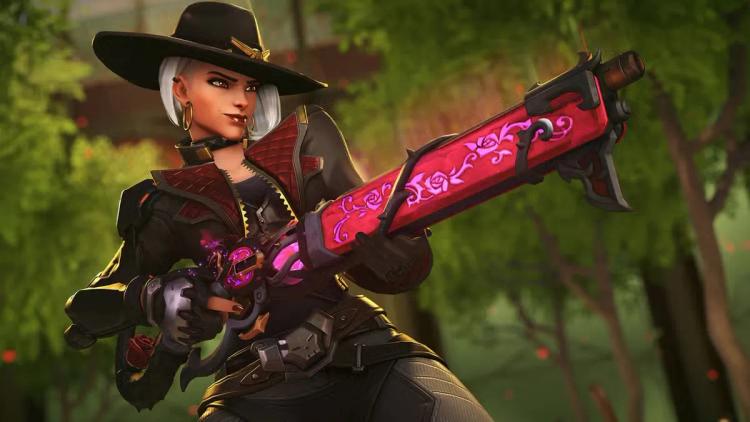 Overwatch 2:n Ashe-päähenkilöt valmistautuvat Mythic Lead Rose Weapon Skin -pudotukseen!