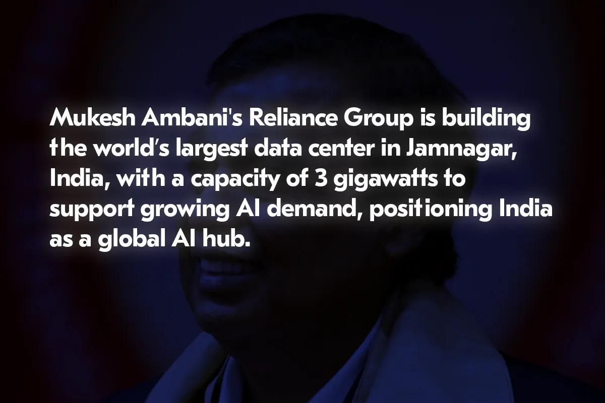 Mukesh Ambani rakentaa maailman suurimman datakeskuksen Intiaan