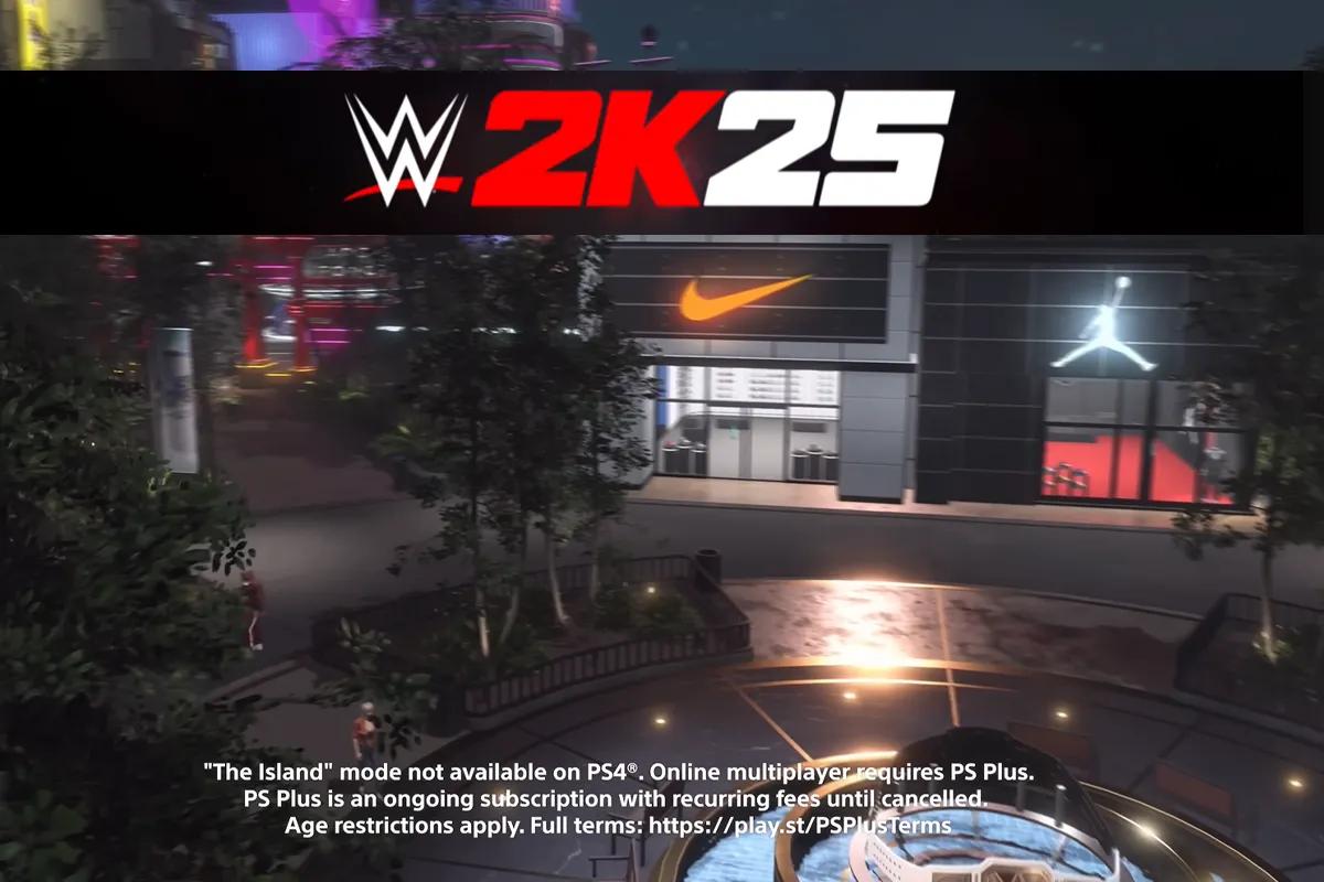 State of Play: WWE 2K25 valottaa sen sosiaalista moninpelipainikeskusta, The Islandia