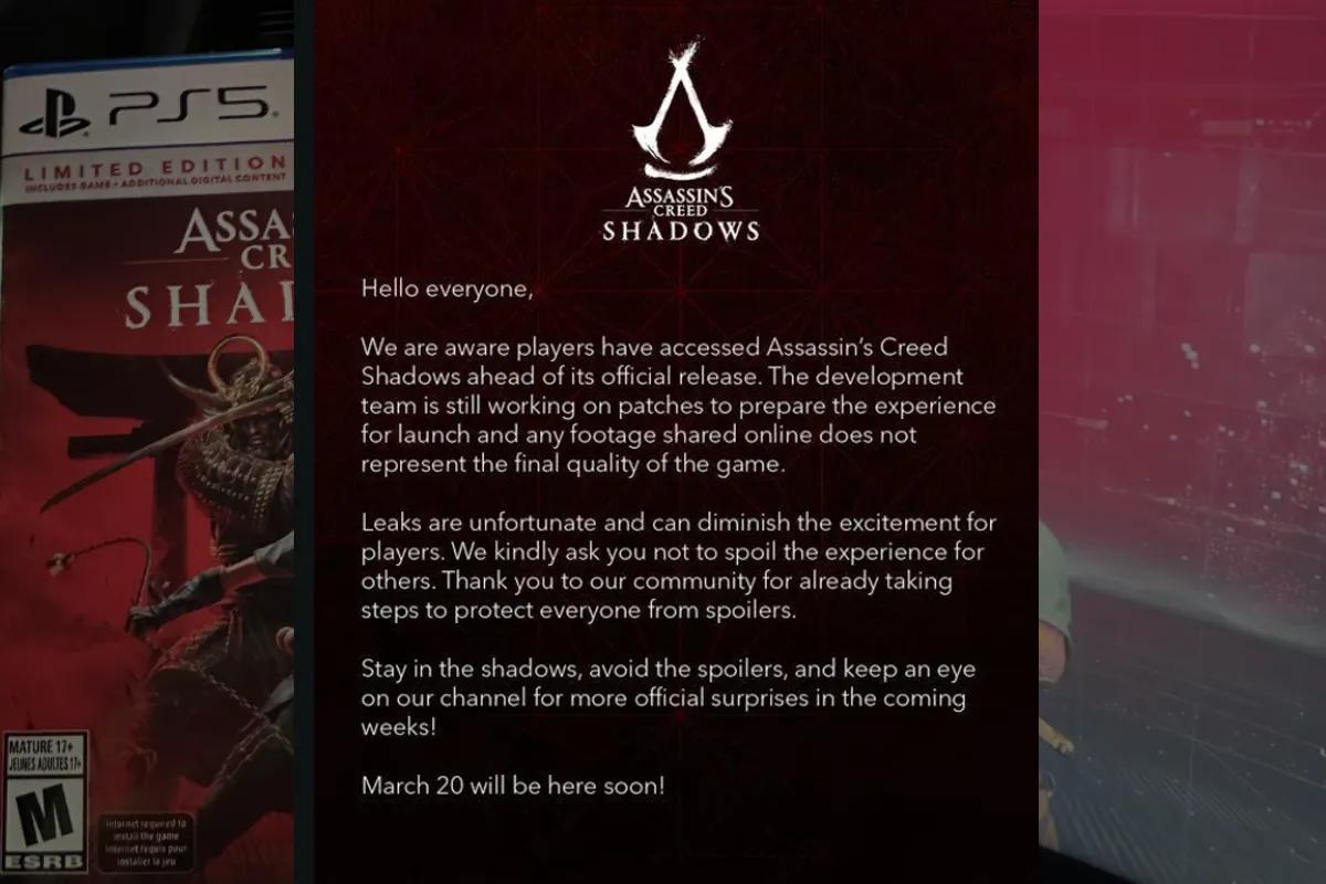 Ubisoft vastaa Assassin’s Creed Shadows -vuotoon kuukautta aikaisemmin 