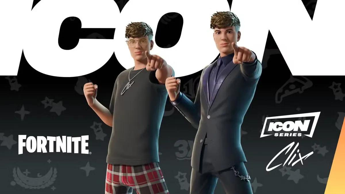 Fortnite esittelee Clix Icon Series Skinin, Icon Cupin ja eksklusiivisia kosmetiikkatuotteita.