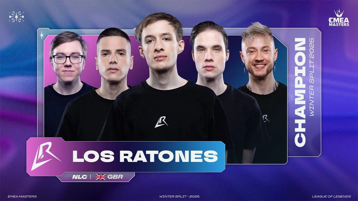 Pysäyttämätön: EMEA Masters Winter 2025 -titteli: Los Ratones: EMEA Masters Winter 2025 -titteli