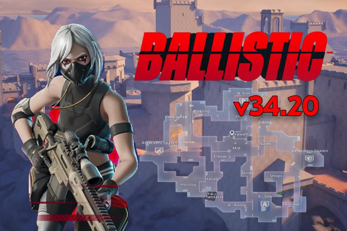 Fortnite Ballistic Uusi kartta - v34.20 Patchin tiedot