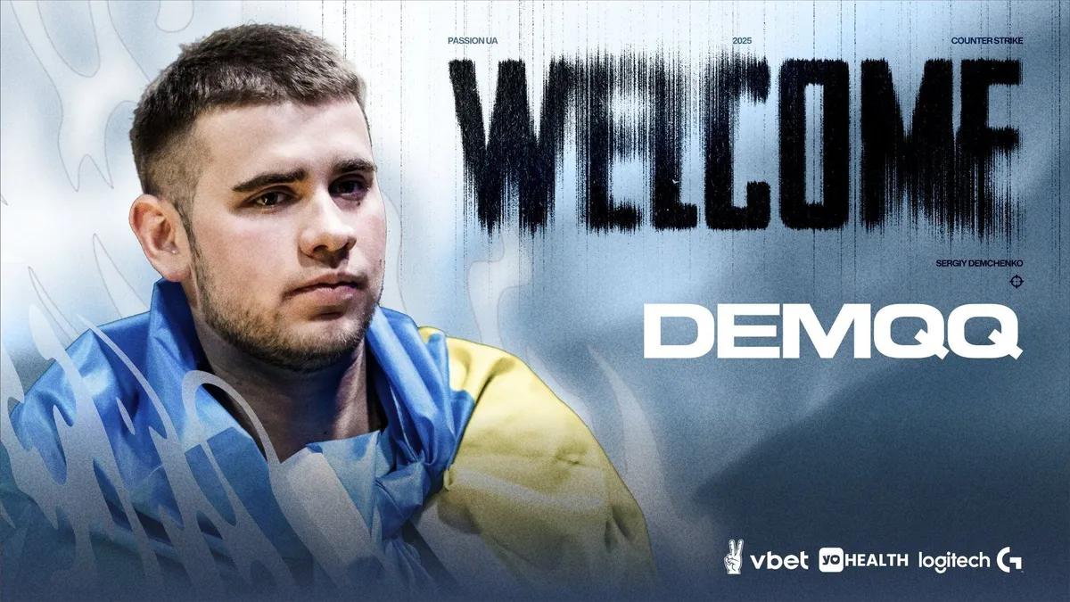 Ukrainan Esports-pelaaja DemQQ liittyy Passion UA CS2 -joukkueeseen