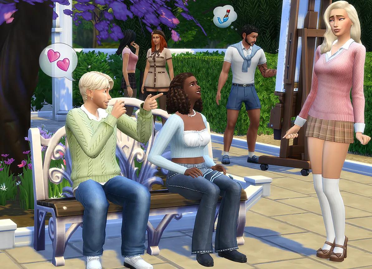 Sims 4:stä tuli juuri sotkuisempi, vanhempi ja jotenkin trendikkäämpi – ja yliopistoelämä sykkii taas
