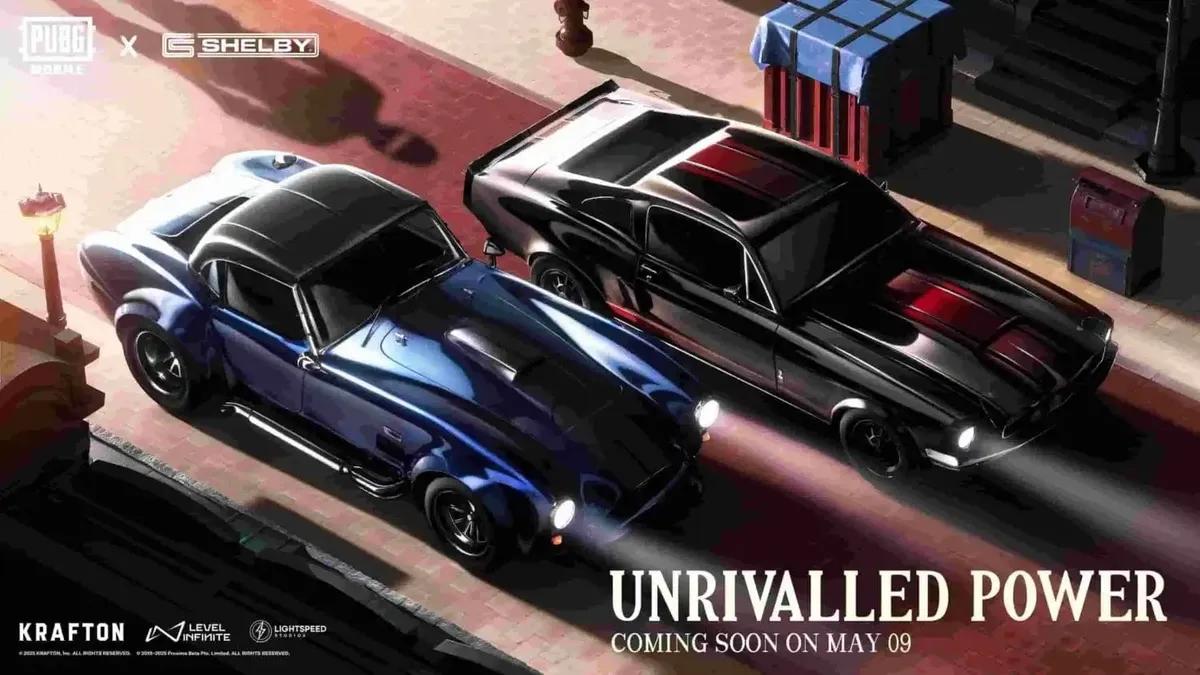 PUBG Mobile x Shelby American: Autot, mukautetut nahat ja eksklusiiviset palkinnot uudessa Motor Cruise -tapahtumassa.