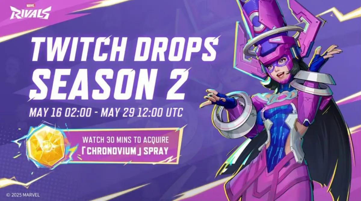 Miten avata Marvel Rivals Season 2 Twitch Drops -tilanne?