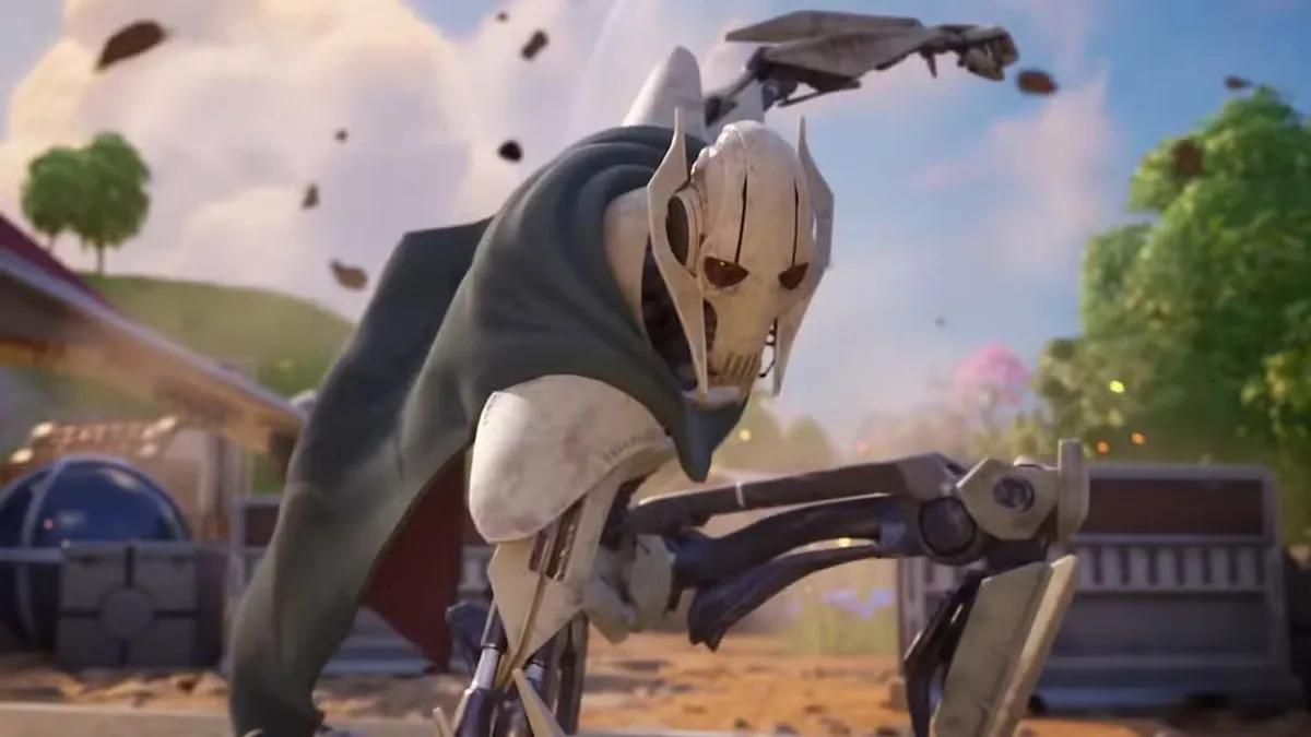 Fortnite-vuoto paljastaa kenraali Grievousin naamioitumattomat kasvot upealla tarkkuudella