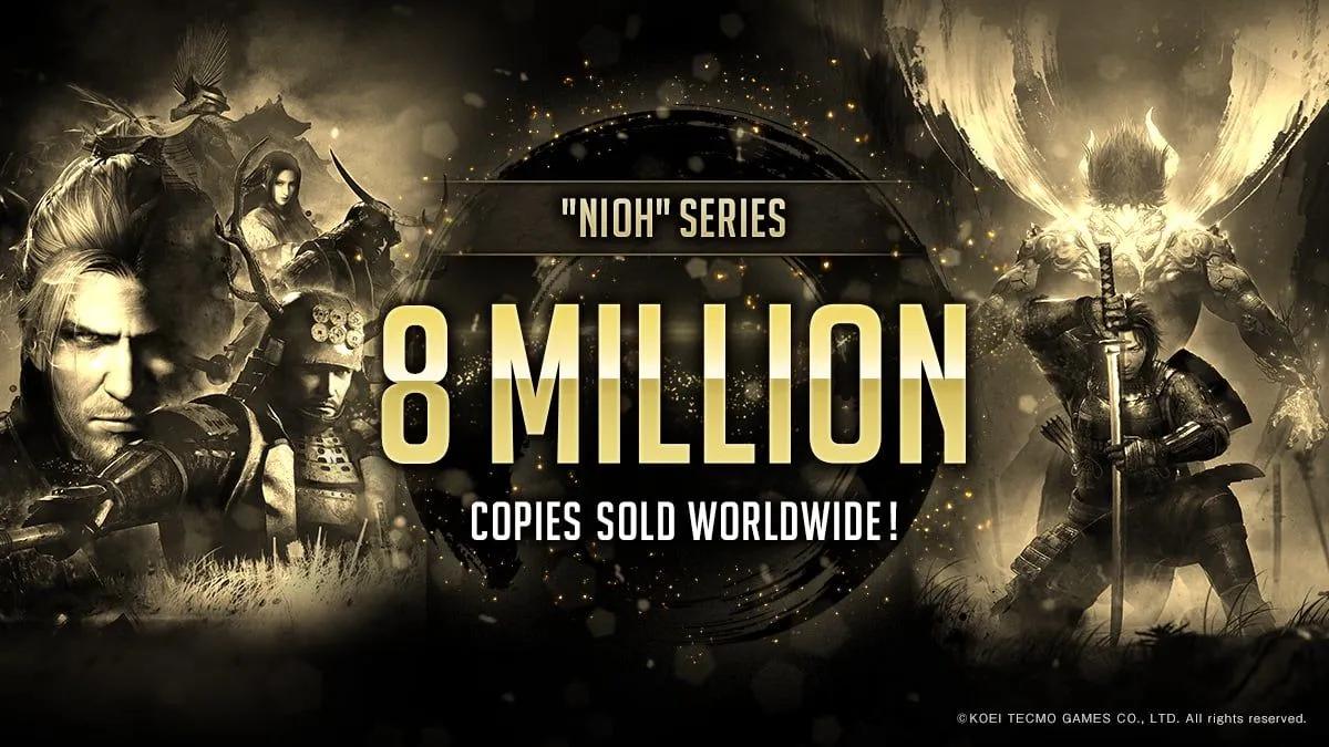Nioh-sarjan kokonaismyynti ylitti 8 miljoonaa kappaletta