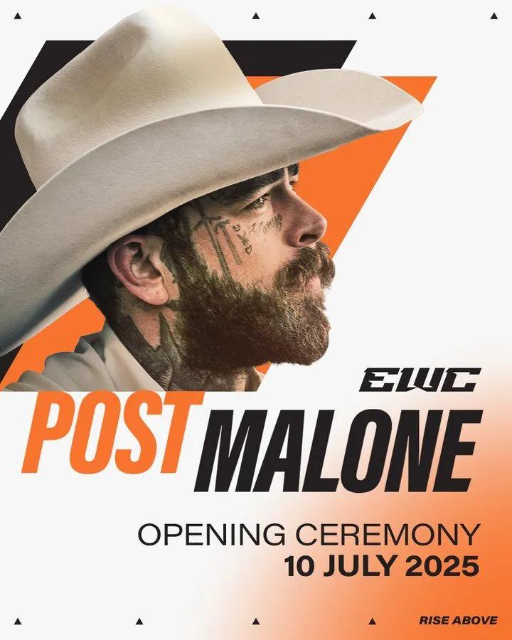 Esportsin MM-kisat houkuttelevat yhä tähtiä: Post Malone esiintyy avajaisseremoniassa