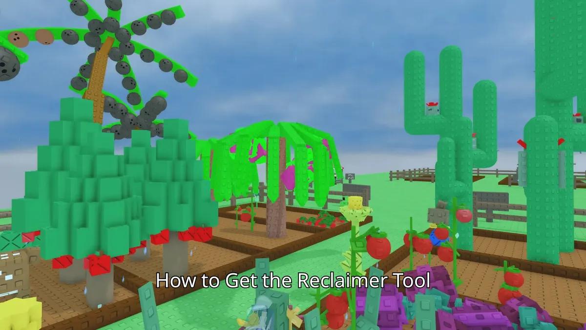 Roblox Kasvata puutarha: Miten saada Reclaimer-työkalu