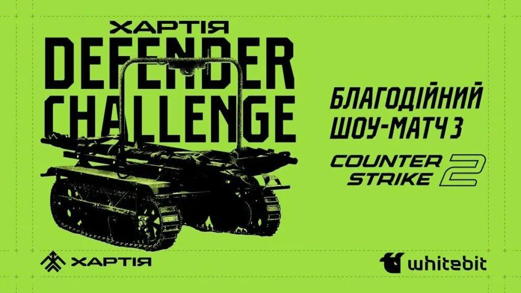 Khartia: Defender Challenge - Hyväntekeväisyysnäytösottelu CS2:ssa Ukrainan etulinjan tekniikan tukemiseksi