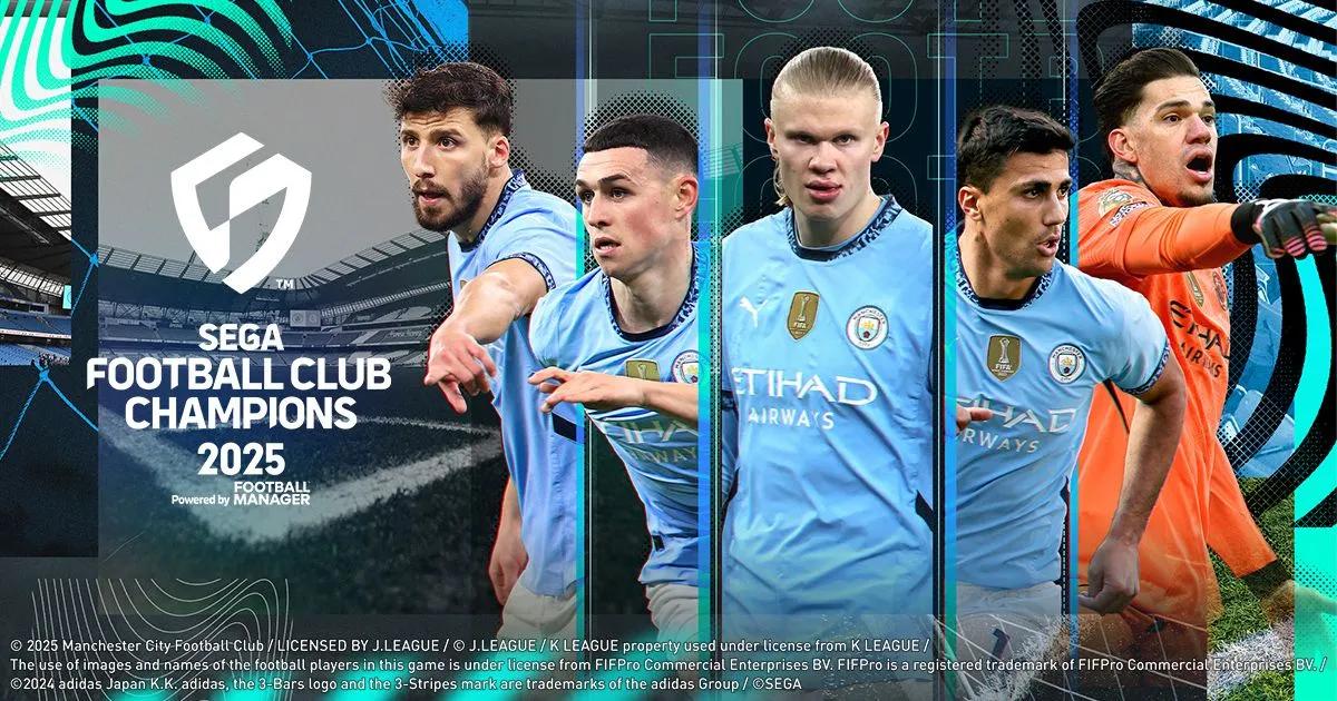 SEGA Football Club Champions 2025: Uusi Football Manager -peli käynnistyy Cross-Platform-pelillä ja oikeilla pelaajilla.