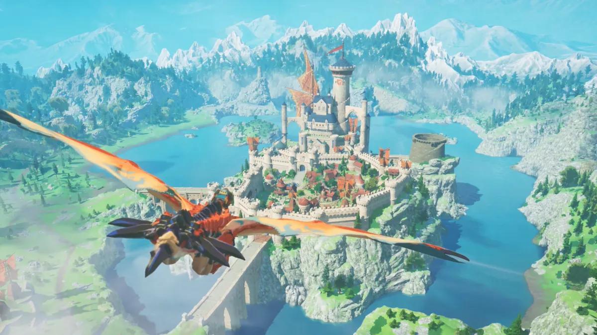 Monster Hunter Stories 3 saapuu Switch 2:lle jättiläismunien, lentävien lohikäärmeiden ja tuhoon tuomitun valtakunnan kera.