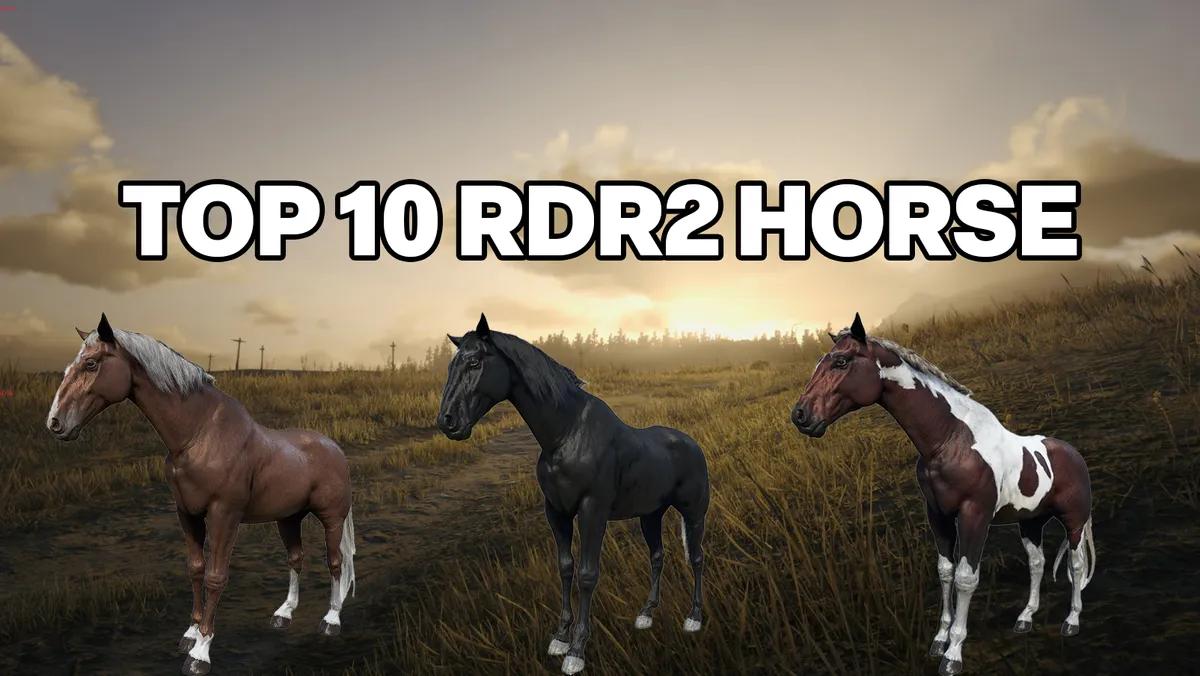 Red Dead Redemption 2:n 10 parasta hevosta suorituskyvyn mukaan luokiteltuna