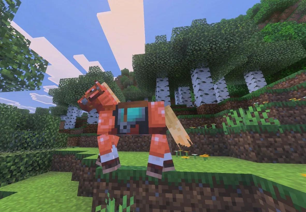 Minecraftin uusi päivitys lisää kuparihevoshaarniskan ja tuo takaisin romutetun mobin