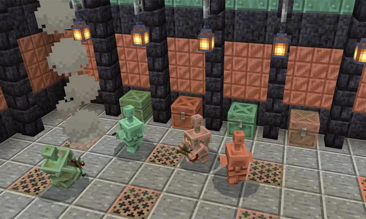 Minecraft Snapshot 25w32a esittelee kuparikoristeita ja keskeisiä parannuksia
