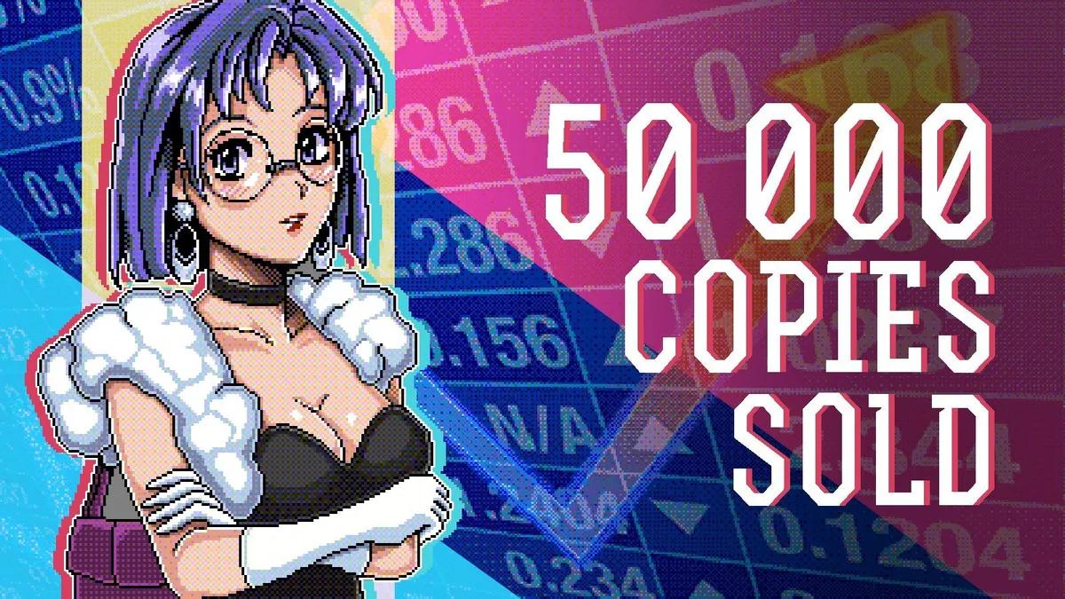 Ukrainan indie-kehittäjä Ternox Games saavuttaa 50,000 myynnin STONKS-9800:lla.