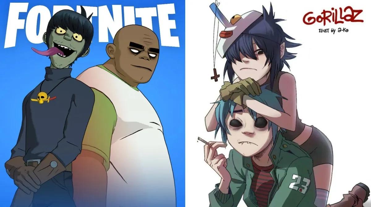 Gorillaz Skins huhutaan liittyvän Fortnite Festival Season 10 -festivaaliin