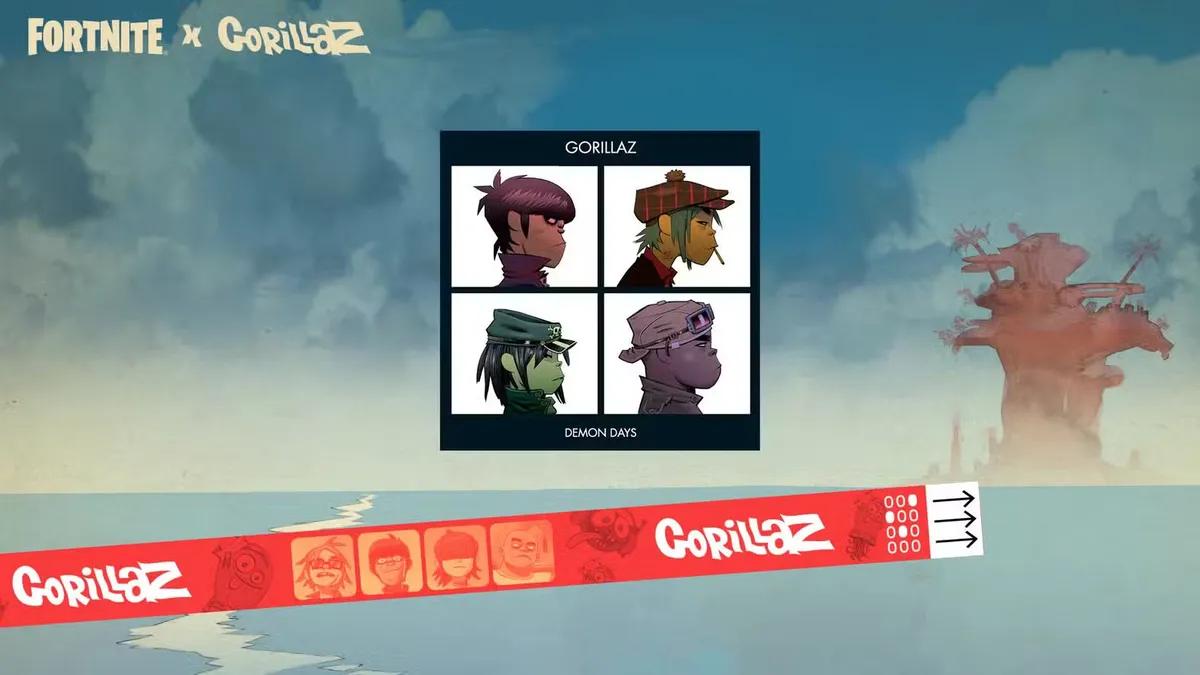 Fortnite-festivaali lyöttäytyy yhteen Gorillazin kanssa 10. kaudella