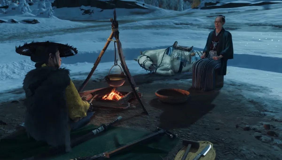 Ghost of Yotei laajentaa leirintäjärjestelmän ominaisuuksia