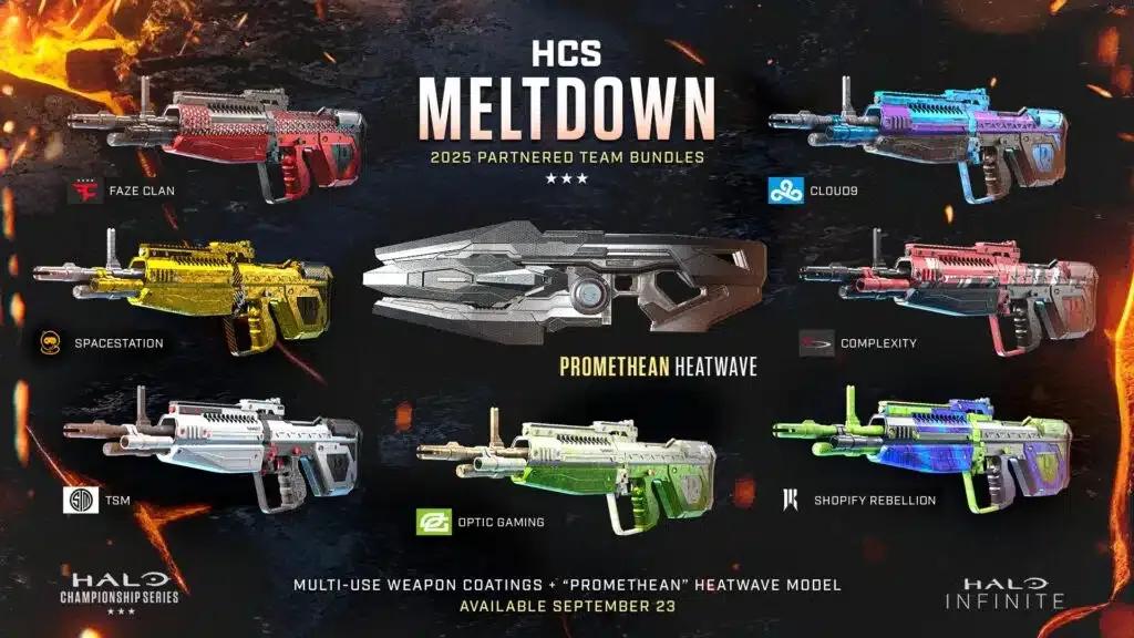 Halo Esports HCS Meltdown -joukkuepaketit