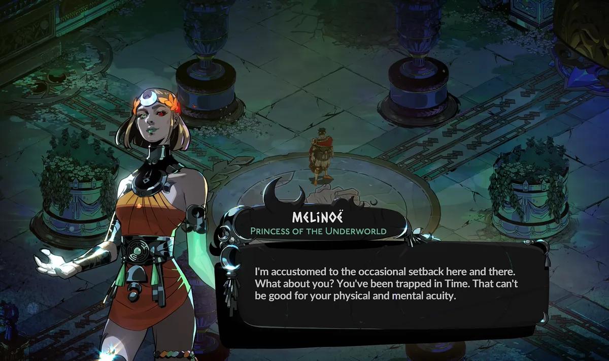 Hades 2:n salainen uusi hahmo pilkkaa Nectaria, joka vaihdetaan muistoihin