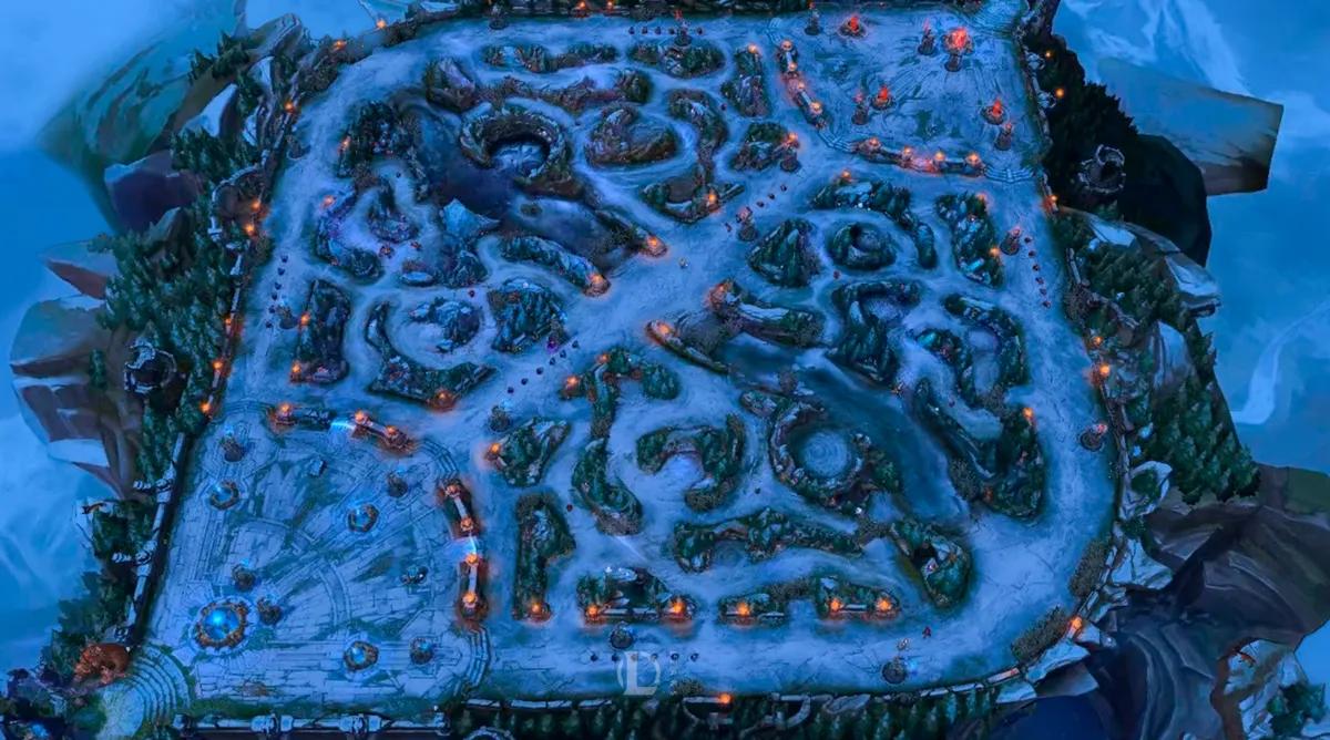 Talvikartta palaa League of Legendsin patchissa 25.23