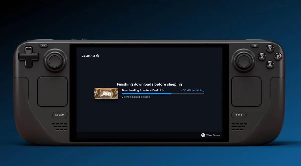 SteamDeck-päivitys esittelee näyttö pois päältä -lataustilan