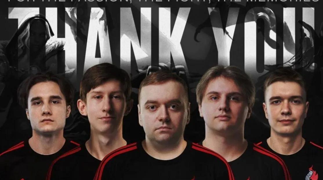 Passion UA hajottaa Dota 2:n rosterin ja keskeyttää sarjassa pelaamisensa
