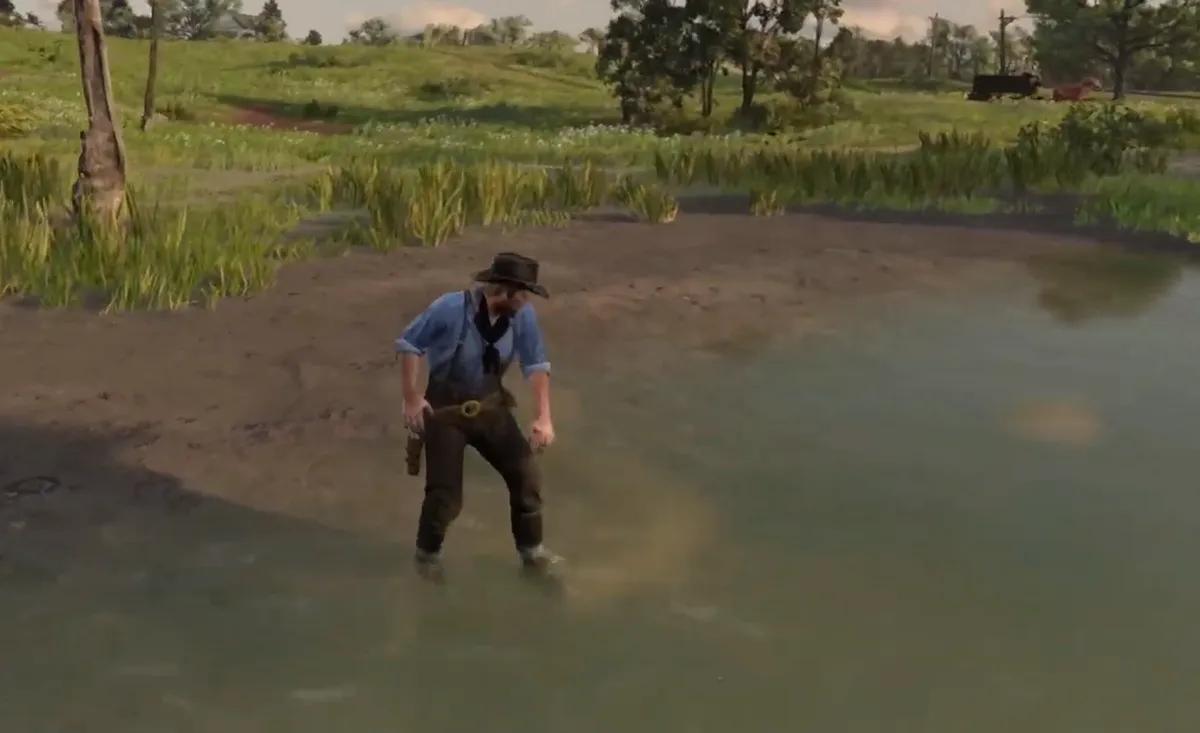 Red Dead Redemption 2 -modi lisää jokiin ja järviin asianmukaisen peseytymisen