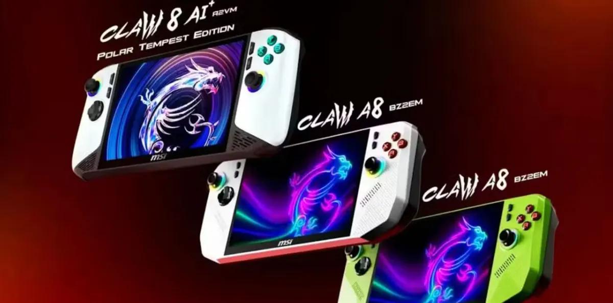 MSI:n Claw A8 BZ2EM laskeutuu kilpailijoiden väliin muuttamatta kenttäsuuntaa