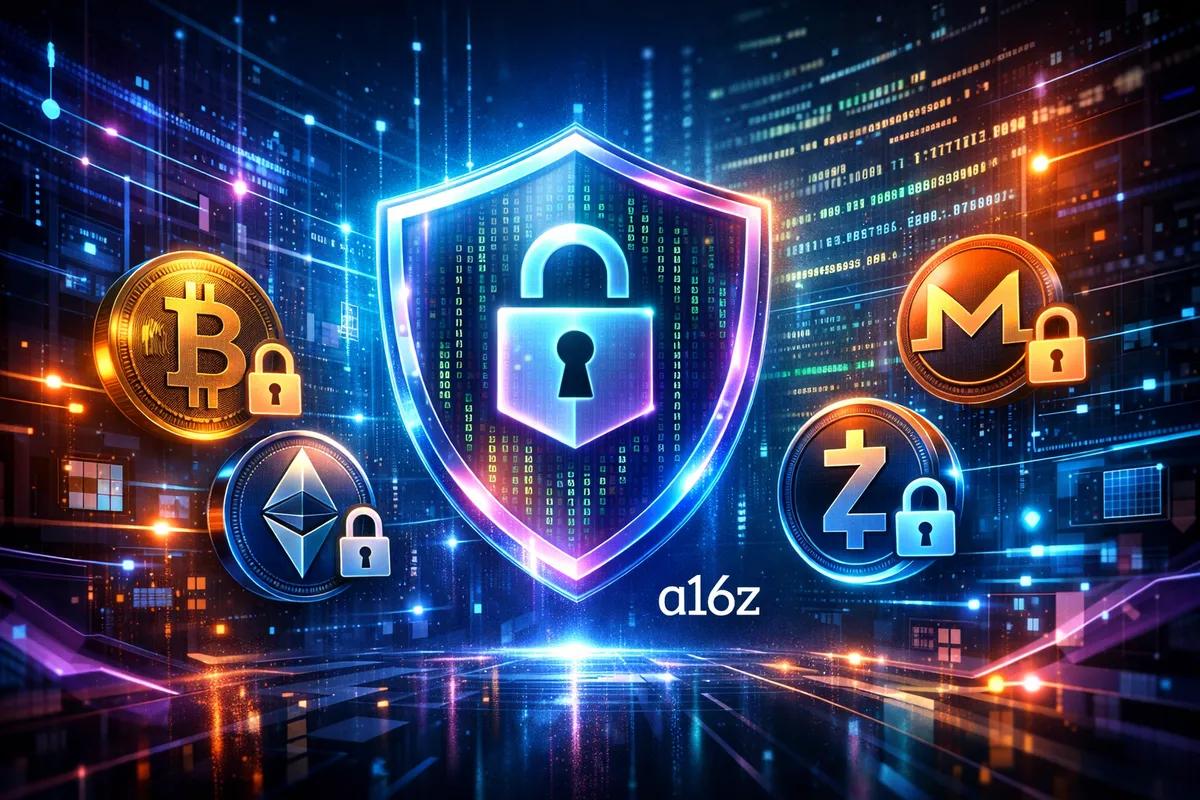 Yksityisyys kryptovaluuttojen päätrendinä vuonna 2026: Andreessen Horowitzin ennusteet ja viimeisin kehitys