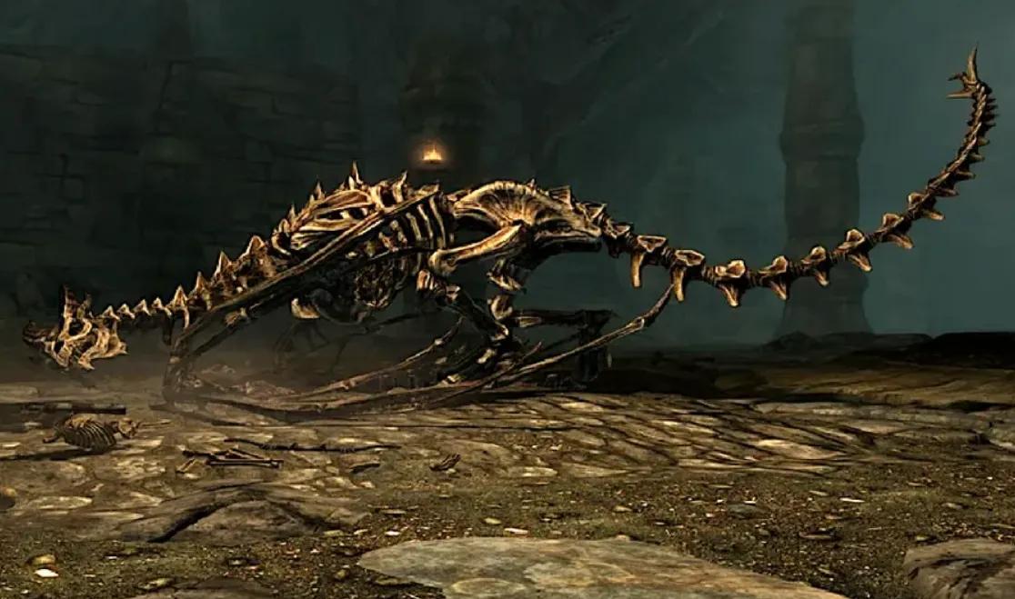Fanit jäljittävät Skyrim-lohikäärmeen kuvan Dr. Who -jakson sisällä